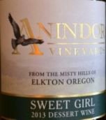 安寧多爾甜美女孩甜白葡萄酒(Anindor Vineyards Sweet Girl, Umpqua Valley, USA)