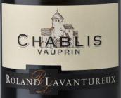 拉萬圖酒莊沃宏（夏布利村）白葡萄酒(Roland Lavantureux Vauprin, Chablis, France)