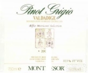 贾科莫蒙特雷索沃达迪契灰皮诺干红葡萄酒(Giacomo Montresor Pinot Grigio Valdadige, Veneto, Italy)