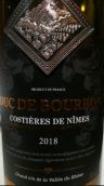 波旁公爵酒庄红葡萄酒(Duc de Bourbon Costieres de Nimes, Rhone Valley, France)