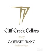 Cliff Creek Cellars Cabernet Franc, Southern Oregon, USA