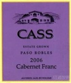 卡斯品麗珠干紅葡萄酒(Cass Cabernet Franc, Paso Robles, USA)