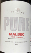 翠碧酒莊普羅馬爾貝克紅葡萄酒（未經(jīng)橡木桶）(Trapiche Pure Unoaked Malbec, Uco Valley, Argentina)