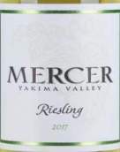 梅賽莊園雷司令甜白葡萄酒(Mercer Riesling, Yakima Valley, USA)