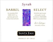 圣艾瑪橡木桶精選西拉紅葡萄酒(Santa Ema Barrel Select Syrah, Cachapoal Valley, Chile)