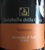 伊索拉貝拉十字架瓦爾迪澤爾白葡萄酒(Isolabella della Croce Valdiserre, Moscato d'Asti DOCG, Italy)