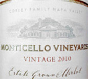 科雷蒙蒂塞洛梅洛干紅葡萄酒(Corley Family Monticello Vineyards Estate Grown Merlot, Oak Knoll District, USA)