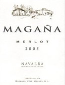 馬加那酒莊梅洛紅葡萄酒(Bodegas Vina Magana Merlot, Navarra, Spain)