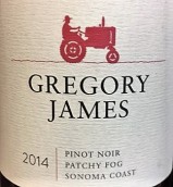 格里高利詹姆斯霧靄園黑皮諾干紅葡萄酒(Gregory James Patchy Fog Pinot Noir, Sonama Coast, USA)