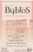 Byblos Bonarda Semi Sweet, Mendoza, Argentina