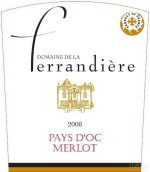 弗朗第埃爾酒莊梅洛紅葡萄酒(Domaine de la Ferrandiere Merlot, Vin de Pays d'Oc, France)