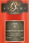 13號(hào)街品麗珠桃紅葡萄酒(13th Street Winery Cabernet Rose, Niagara Peninsula, Canada)