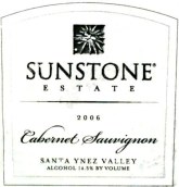 日光寶石赤霞珠干紅葡萄酒(Sunstone Winery Cabernet Sauvignon, Santa Ynez Valley, USA)