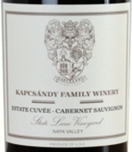 卡布桑迪里園特釀赤霞珠干紅葡萄酒(Kapcsandy Family Winery State Lane Vineyard Estate Cuvee Cabernet Sauvignon, Napa Valley, USA)