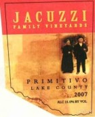 佳卡茲酒莊普里米蒂沃紅葡萄酒(Jacuzzi Family Primitivo, Lake County, USA)