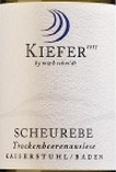 基弗酒莊施埃博枯萄精選甜白葡萄酒(Weingut Kiefer Edelsuss Scheurebe Trockenbeerenauslese?, Kaiserstuhl, Baden, Germany)