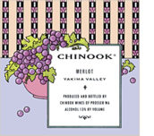 奇努克梅洛干紅葡萄酒(Chinook Merlot, Yakima Valley, USA)