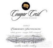 美洲獅酒莊赤霞珠干紅葡萄酒(Cougar Crest Winery Cabernet Sauvignon, Walla Walla Valley, USA)