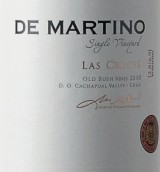 德馬丁諾單一園拉克魯斯干紅葡萄酒(De Martino Single Vineyard Las Cruces Old Bush Vines, Cachapoal Valley, Chile)