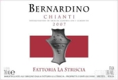 思齊西亞貝爾納迪諾紅葡萄酒(La Striscia Bernardino, Chianti, Italy)