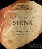 法拉利卡諾西恩娜干紅葡萄酒(Ferrari-Carano Siena, Sonoma County, USA)