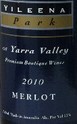 伊琳娜梅洛干紅葡萄酒(Yileena Park Merlot, Yarra Valley, Australia)