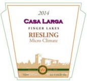 拉爾加微氣候雷司令干白葡萄酒(Casa Larga Micro Climate Riesling, Finger Lakes, USA)