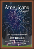 阿美利卡娜雷司令干白葡萄酒(Americana Vineyards Riesling, Finger Lakes, USA)