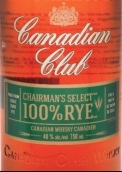 加拿大俱樂部主席精選100%黑麥加拿大威士忌(Canadian Club Chairman’s Select 100% Rye Canadian Whisky, Ontario, Canada)