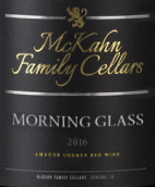 麥克卡恩晨杯干紅葡萄酒(McKahn Family Cellars Morning Glass, Amador County, USA)