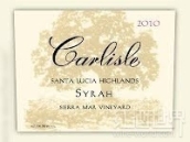 卡爾麗絲塞拉瑪園西拉干紅葡萄酒(Carlisle Sierra Mar Vineyard Syrah, Califonia, USA)