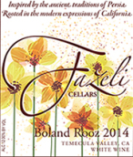 法澤利博蘭羅茲干白葡萄酒(Fazeli Cellars Boland Rooz, Temecula Valley, USA)