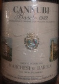 巴羅洛侯爵酒莊坎努比紅葡萄酒(Marchesi di Barolo Cannubi, Barolo DOCG, Italy)