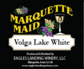 鷹陸馬奎特少女伏爾加湖半甜型白葡萄酒(Eagles Landing Winery Marquette Maid Volga Lake White, Iwoa, USA)