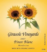 吉拉索白皮諾干白葡萄酒(Girasole Vineyards Pinot Blanc, Mendocino County, USA)