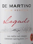 德馬丁諾酒莊傳奇珍藏赤霞珠紅葡萄酒(De Martino Legado Reserva Cabernet Sauvignon, Maipo Valley, Chile)