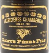 卡穆父子酒莊（拉奇希爾-香貝丹特級(jí)園）紅葡萄酒(Domaine Camus Pere & Fils Latricieres Chambertin Grand Cru, Gevrey-Chambertin, France)