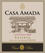 阿瑪達(dá)酒莊珍藏佳美娜干紅葡萄酒(Casa Amada Reserva Carmenere, Colchagua Valley, Chile)