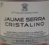 水晶金鉆干型桃紅起泡酒(Jaume Serra Cristalino Brut Rose Cava, Catalonia, Spain)