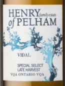 亨利佩勒姆家族特別精選晚收威代爾甜白葡萄酒(Henry of Pelham Family Estate Special Select Late Harvest Vidal, Ontario, Canada)