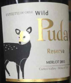 野巴鹿珍藏梅洛干紅葡萄酒(Wild Puda Reserva Merlot, Curico Valley, Chile)