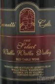 萊昂內(nèi)提精選干紅葡萄酒(Leonetti Cellar Select Red, Walla Walla Valley, USA)