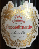 卡维多利亚枯藤法黄金版红葡萄酒(Ca Vittoria Casa Vinironia Appassimento Edizione Oro Puglia IGT, Puglia, Italy)