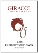 吉拉克奇酒莊赤霞珠干紅葡萄酒(Giracci Vineyards and Farms Cabernet Sauvignon, Lake County, USA)