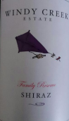 風(fēng)之溪家族珍藏西拉干紅葡萄酒(Windy Creek Estate Family Reserve Shiraz, Swan Valley, Australia)