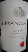 圣弗朗西絲赤霞珠干紅葡萄酒(St Francis Cabernet Sauvignon, Sonoma County, USA)