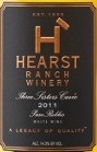 赫斯特牧場三姐妹干白葡萄酒(Hearst Ranch Three Sisters Cuvee White, Paso Robles, USA)