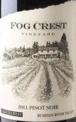 霧峰酒莊拉谷納西黑皮諾干紅葡萄酒(Fog Crest Vineyard Laguna West Pinot Noir, Russian River Valley, USA)