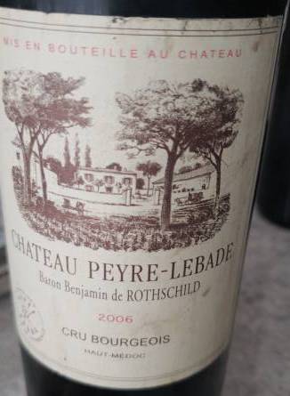 Chateau Odilon Peyre Lebade, Haut Medoc, France-岩石古堡葡萄酒