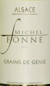 福納精靈混釀干白葡萄酒(Michel Fonne Grains de Genie, Alsace, France)